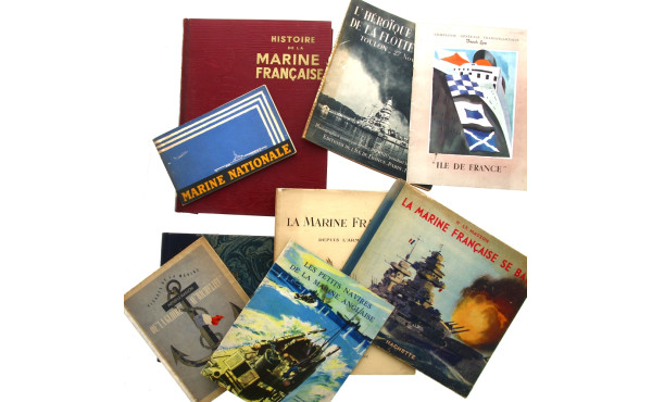Thème MARINE - Lot de 9 livres sur le th