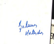 AUTOGRAPHE - JOHNNY HALLYDAY et divers -