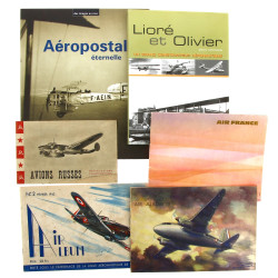 Thème AVIATION - Lot de livres et fascic