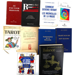 ESOTERISME - Carton de livres (comment d