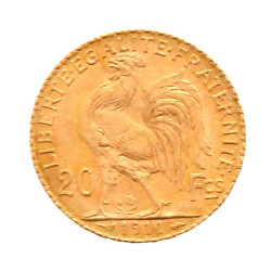 Pièce de 20 F or (non visible- stockée e