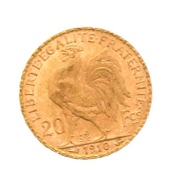 Pièce de 20 F or (non visible- stockée e