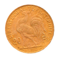 Pièce de 20 F or (non visible- stockée e