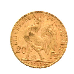 Pièce de 20 F or (non visible- stockée e