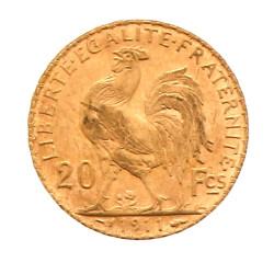 Pièce de 20 F or (non visible- stockée e