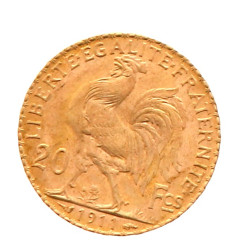 Pièce de 20 F or (non visible- stockée e