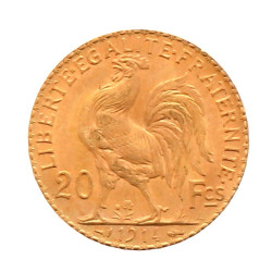 Pièce de 20 F or (non visible- stockée e