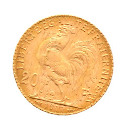 Pièce de 20 F or (non visible- stockée e