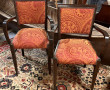 Paire de fauteuils bridge, recouverts d'