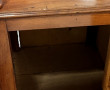 Chevet ancien en bois fruitier ouvrant à