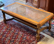 Table basse rectangulaire en bois fruiti