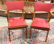 Paire de fauteuils années 50/60 en bois 