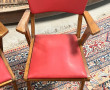 Paire de fauteuils années 50/60 en bois 