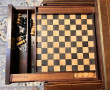 Table à jeux de tric-trac de style Louis