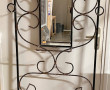 Vestiaire d'entrée en métal à restaurer