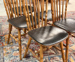 5 chaises style chaises américaines, dos