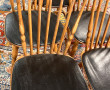 5 chaises style chaises américaines, dos
