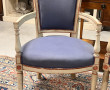 Paire de fauteuils Directoire en bois la