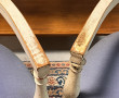 Paire de fauteuils Directoire en bois la