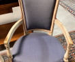 Paire de fauteuils Directoire en bois la