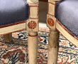 Paire de fauteuils Directoire en bois la