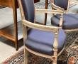 Paire de fauteuils Directoire en bois la