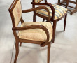 Paire de fauteuils bridges recouverts d'