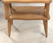 Petite table d'appoint années 50 en bois