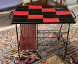 Petite table porte-revues années 60 en m