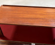Table de malade en acajou avec système à
