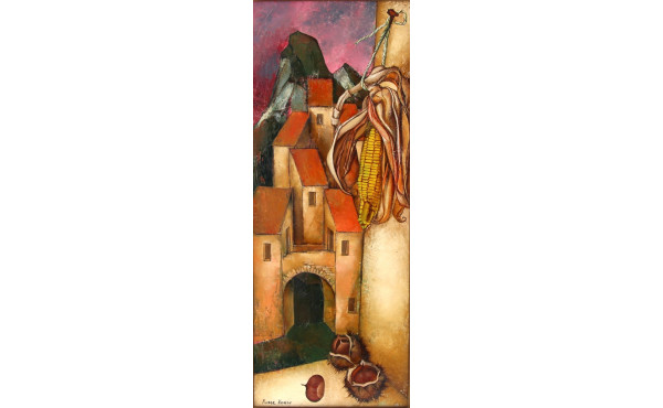 PIERRE-HENRY (1924-2015) "Village aux ch