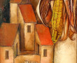 PIERRE-HENRY (1924-2015) "Village aux ch