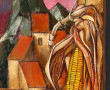PIERRE-HENRY (1924-2015) "Village aux ch