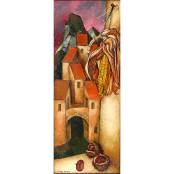 PIERRE-HENRY (1924-2015) "Village aux ch