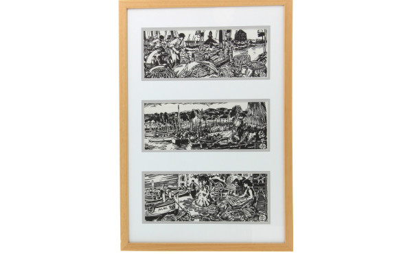 Mathurin MEHEUT (1882-1958) 3 scènes de 