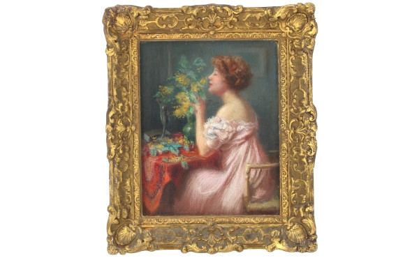 Charles VASNIER (1873-1961) "Jeune femme