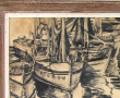 Ecole Bretonne Xxème "Bateaux de pêche a