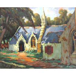 R. ROUSSEL (Xxème) "Chapelle de Tréminou
