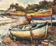 Gervais LETERREUX (1930-2003) "Vue de Ro
