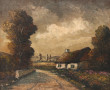Robert MOGISSE (1933) "Chemin à la chaum