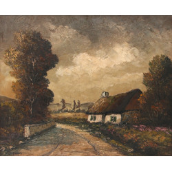 Robert MOGISSE (1933) "Chemin à la chaum