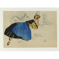 Mathurin MEHEUT (1882-1958) “Jeune fille