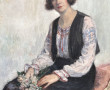 Maurice DEMINNE (Xxème) "Portrait de fem