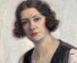 Maurice DEMINNE (Xxème) "Portrait de fem