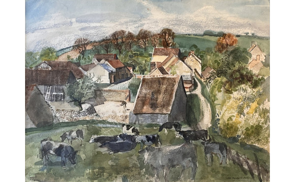 Pierre-Eugène CLAIRIN (1897-1980) "Vache
