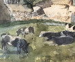 Pierre-Eugène CLAIRIN (1897-1980) "Vache