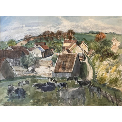 Pierre-Eugène CLAIRIN (1897-1980) "Vache
