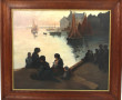 Ecole Bretonne Xxème "L'attente des pêch