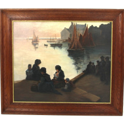 Ecole Bretonne Xxème "L'attente des pêch