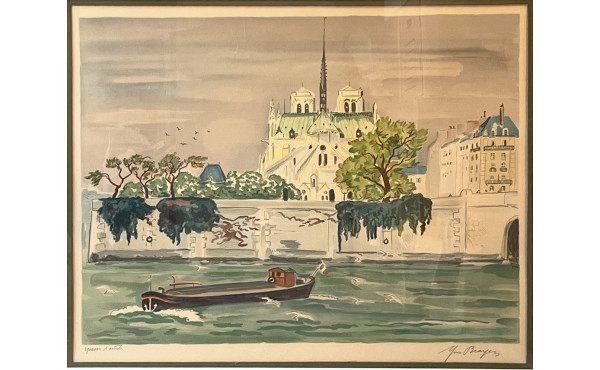 Yves BRAYER (1907-1990) "La Seine et Not